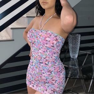 🆕 Dolls Kill ruched halter summer dress ☀️